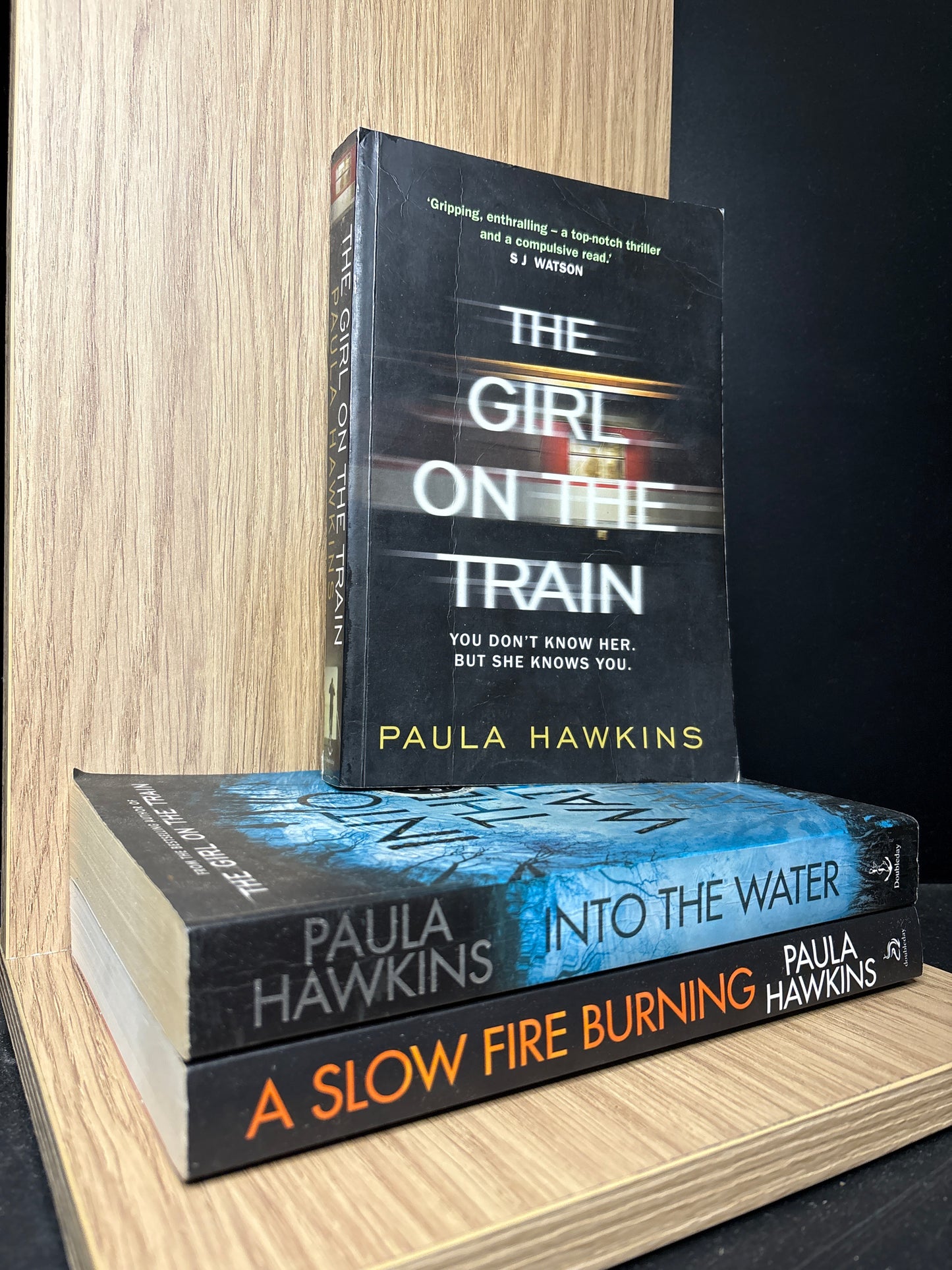 HAWKINS, Paula 'The Girl on the Train' and 2 follow ups Bundle of 3 (Min. fair condition)