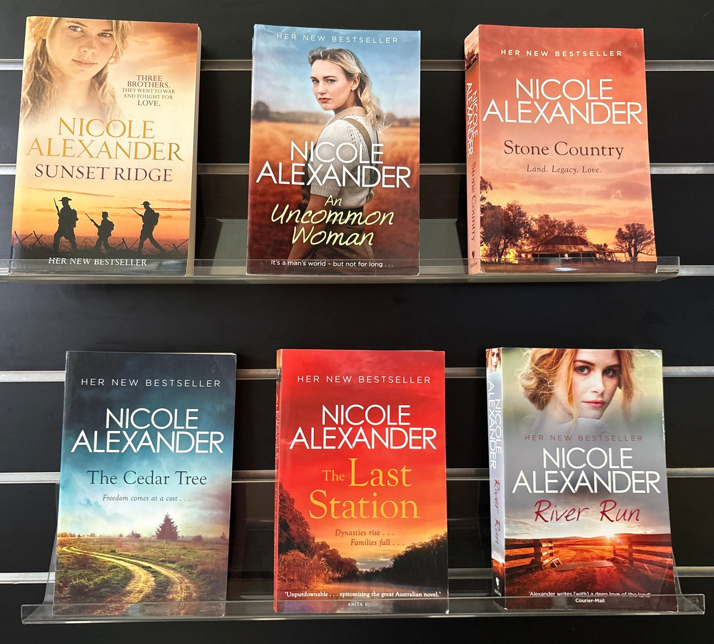 ALEXANDER, Nicole Standalone Titles Bundle of 6 (Min. good condition)
