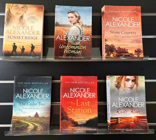 ALEXANDER, Nicole Standalone Titles Bundle of 6 (Min. good condition)