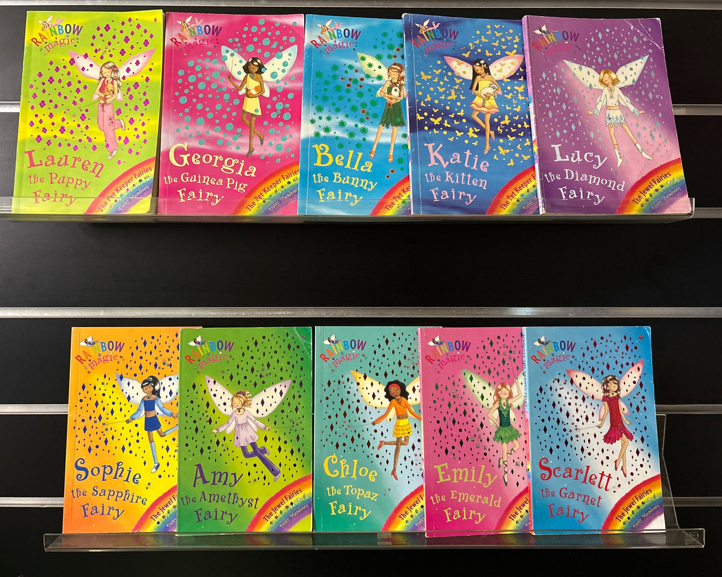 MEADOWS, Daisy 'Rainbow Magic Fairies' Books #23-32 Bundle of 10  Assorted Titles (Min. good condition)