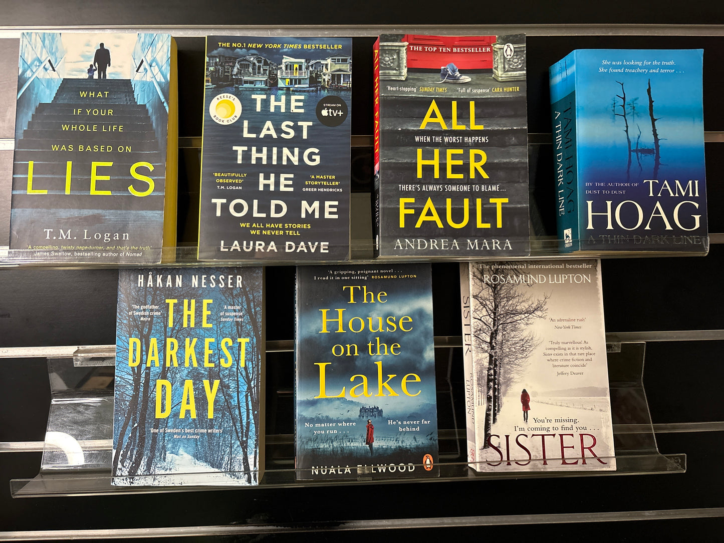 CRIME THRILLER Assorted Standalone Titles by various Authors Bundle of 7 (Min. fair condition)