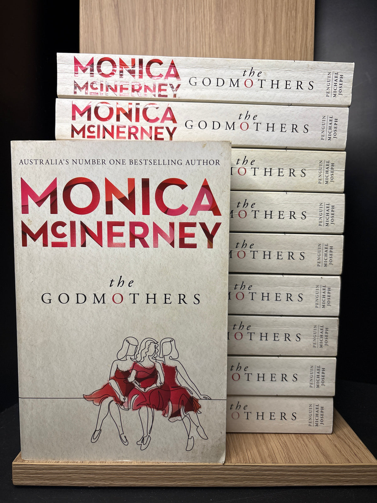 Book Club 10 Pack: McINERNEY, Monica 'The Godmothers' Paperback Large Copies (Min. condition: Fair)