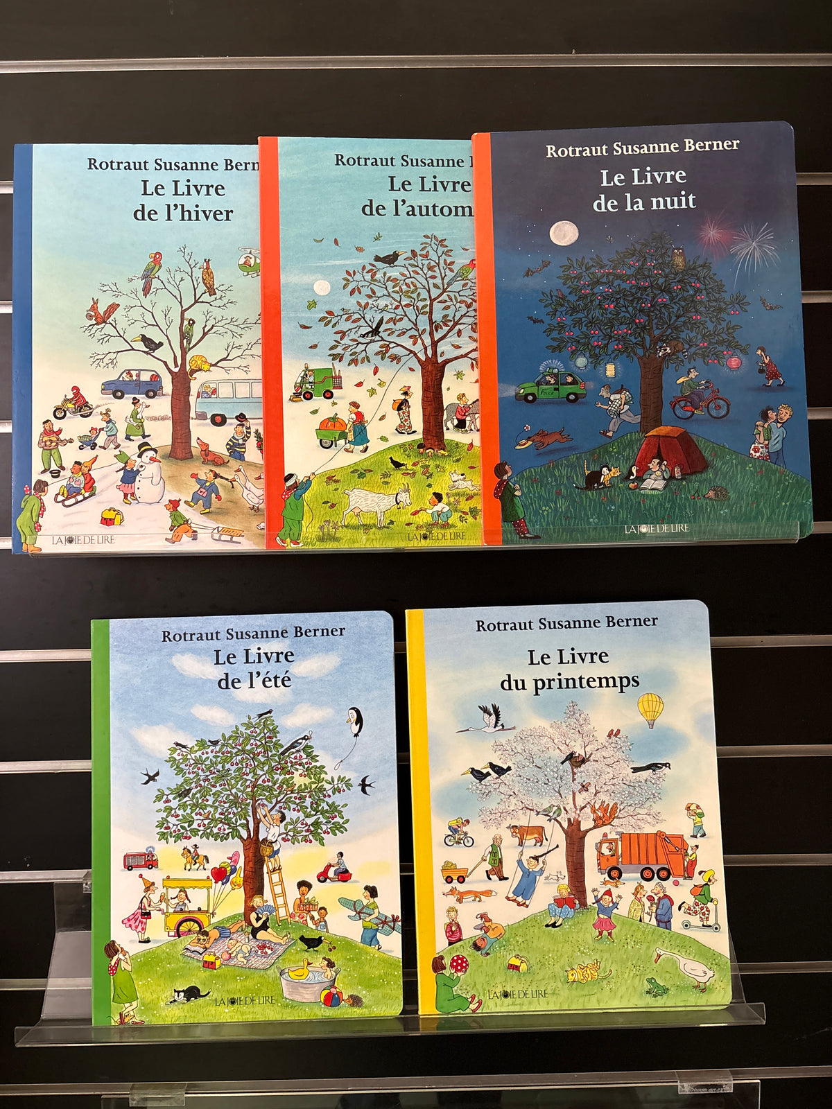 FRENCH TEXT: BERNER, Susanne Rotrant Children's Series Bundle of 5 (Min. very good condition)