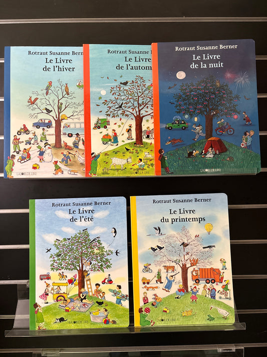 FRENCH TEXT: BERNER, Susanne Rotrant Children's Series Bundle of 5 (Min. very good condition)