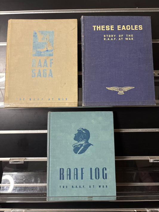 THE RAAF AT WAR Series Complete Bundle of 3 (Min. Fair condition)