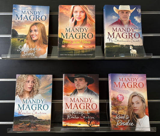 MAGRO, Mandy 'Rosalee Station' Complete Series plus 3 Bonus Books Bundle of 6 (Min. good condition)