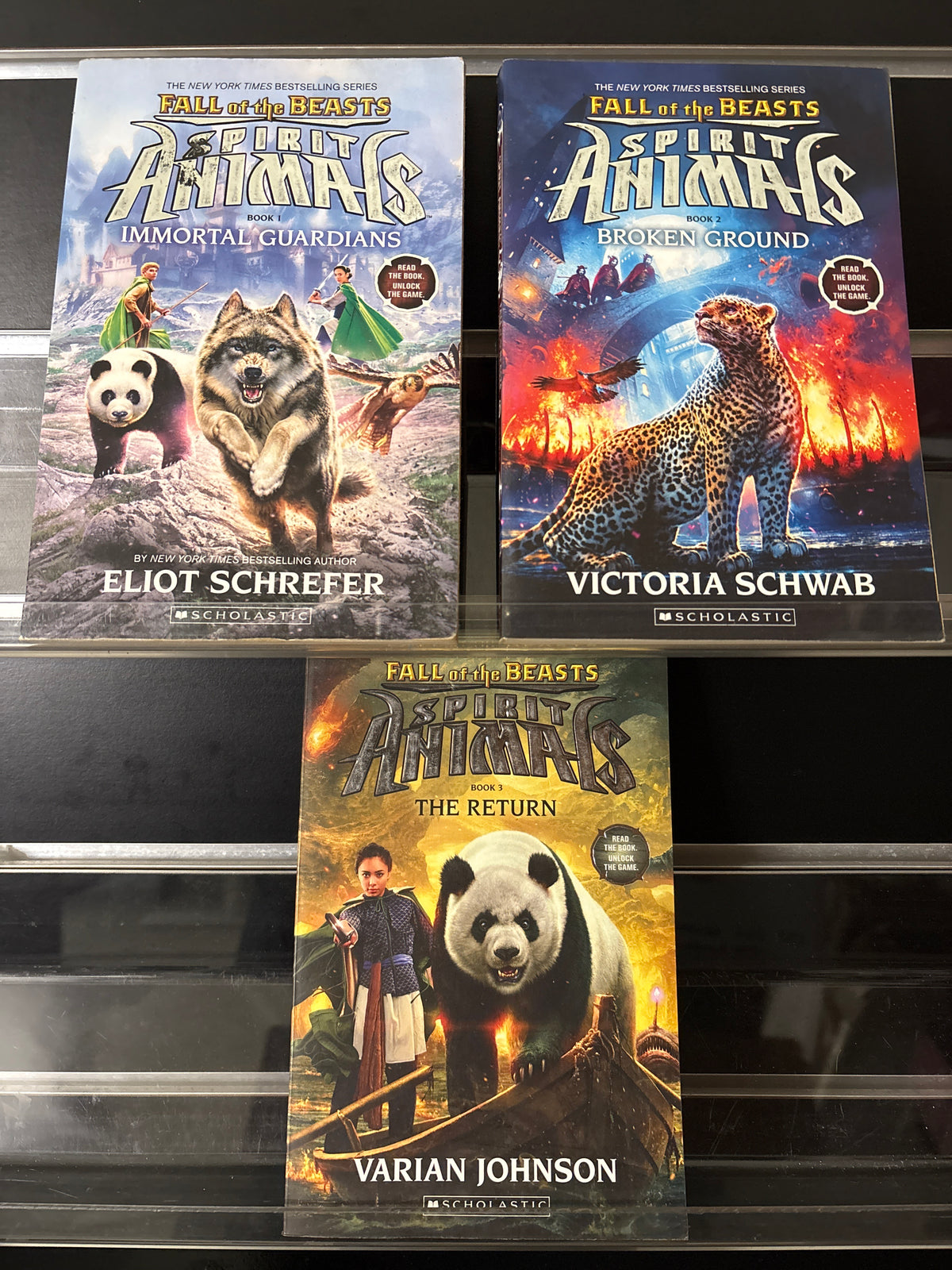 SCHREFER, Eliot 'Fall of the Beasts' Spirit Animals #1-3 Bundle of 3 (Min. fair condition)
