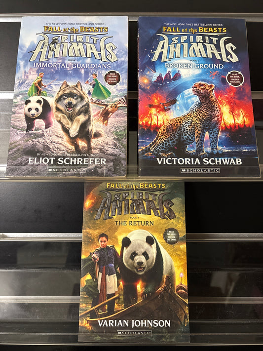SCHREFER, Eliot 'Fall of the Beasts' Spirit Animals #1-3 Bundle of 3 (Min. fair condition)