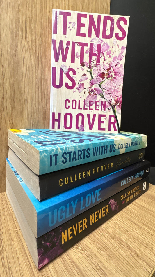 HOOVER, Colleen 'It Ends With Us' Duology + 3 Assorted Standalone Titles - Bundle of 5 (Min. good condition)