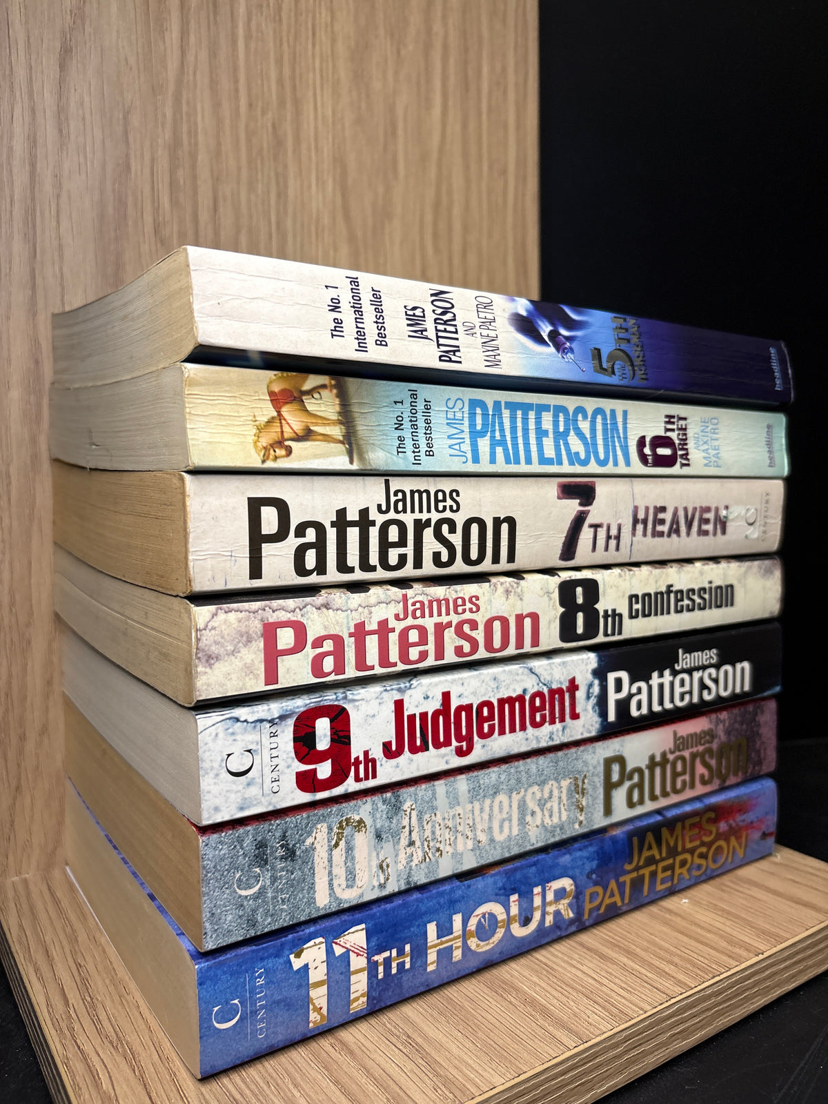 PATTERSON, James 'Women's Murder Club' Series Books #5-11 Bundle of 7 (Min. fair condition)