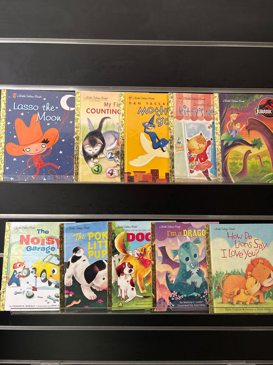 LITTLE GOLDEN BOOKS - Bundle of 10 Titles (Min. fair condition)