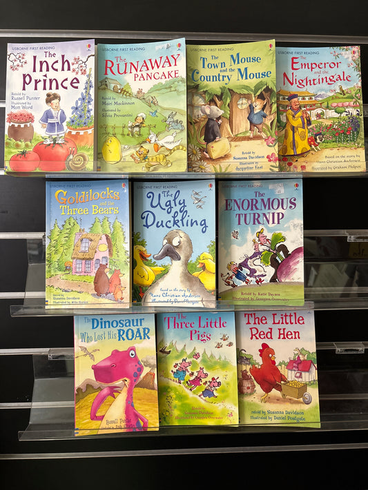 'USBOURNE FIRST READING' Series Assorted Titles Bundle of 10 (Min. good condition)