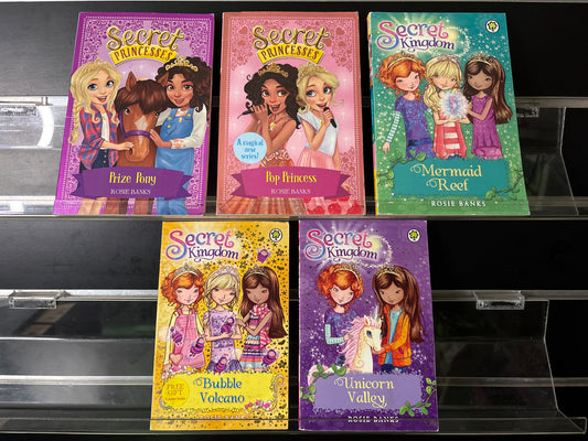 BANKS, Rosie 'Secret Kingdom' + 'Secret Princess' Titles Bundle of 5 (Min. fair condition)