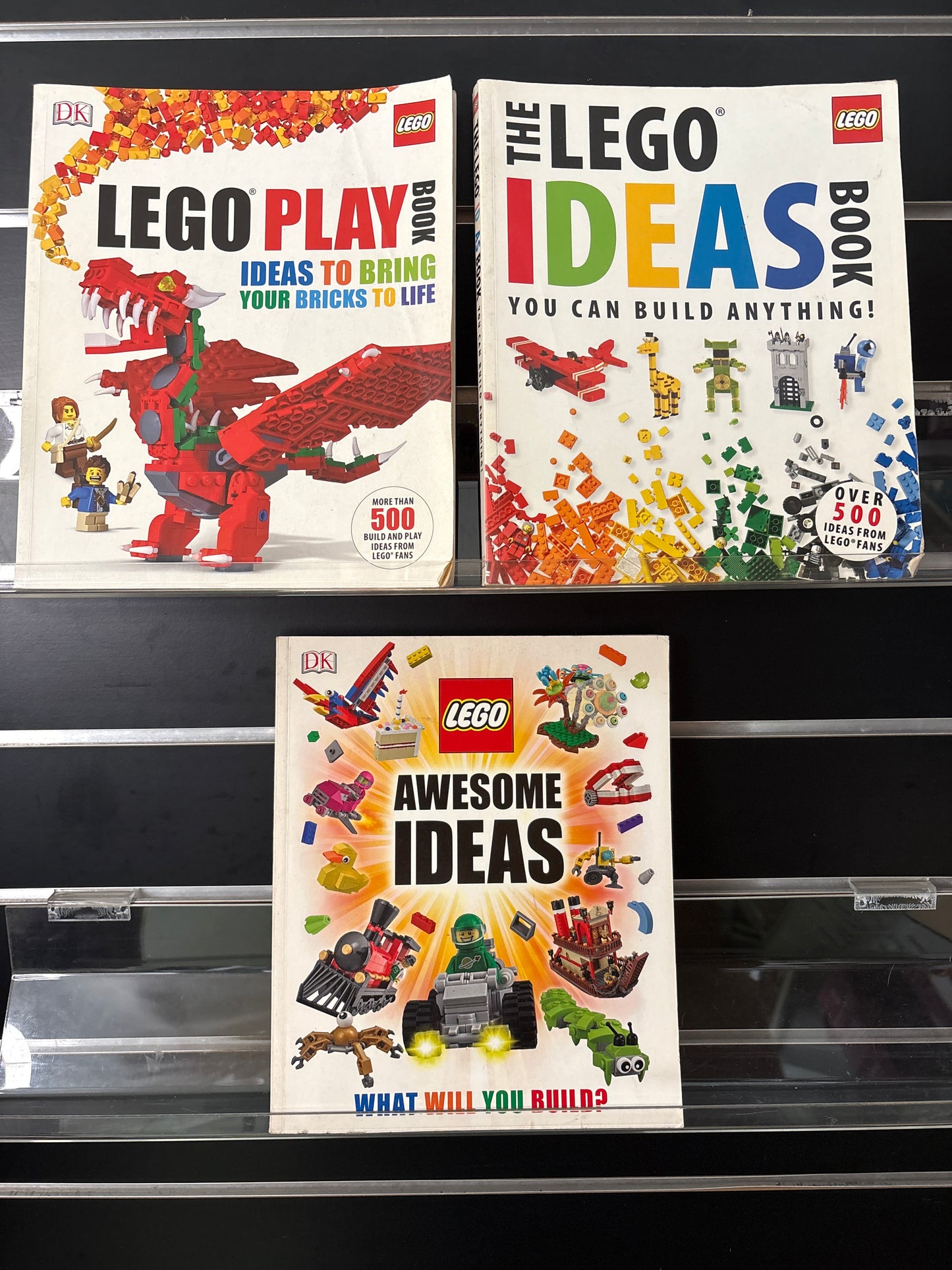LEGO IDEAS Assorted Standalone Titles Bundle of 3 (Min. fair condition)