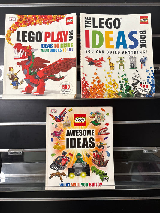 LEGO IDEAS Assorted Standalone Titles Bundle of 3 (Min. fair condition)