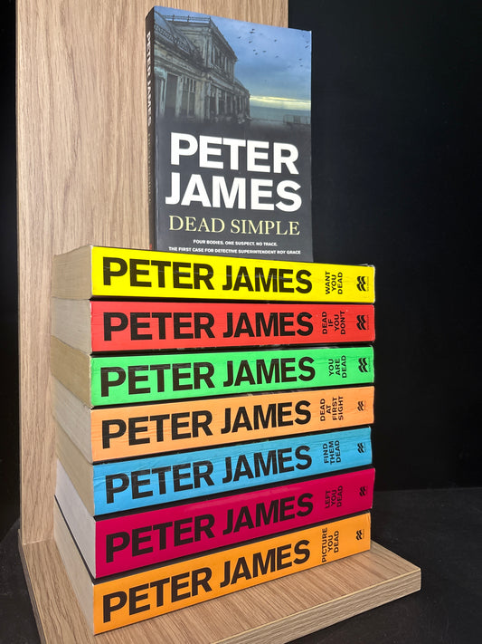 JAMES, Peter 'Roy Grace' Series Assorted Titles Bundle of 8 (min. fair condition)