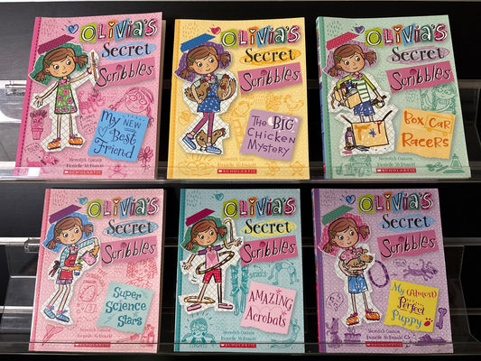 OLIVIA'S SECRET SCRIBBLERS Assorted Standalone Titles Bundle of 6 (Min. good condition)