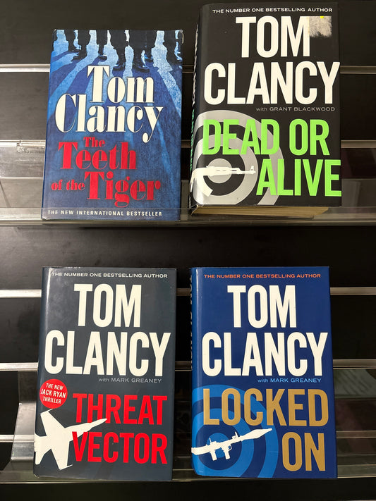 CLANCY, Tom 'Jack Ryan' Series #1-4 Bundle of 4 (Min. good condition)