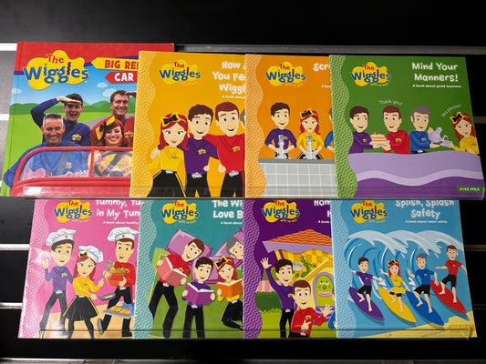 THE WIGGLES Assorted Standalone Titles Bundle of 8 (Min. fair condition)