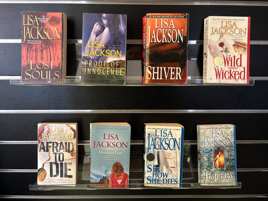 JACKSON, Lisa - Bundle of 8 - Standalone Titles (Min. fair condition)