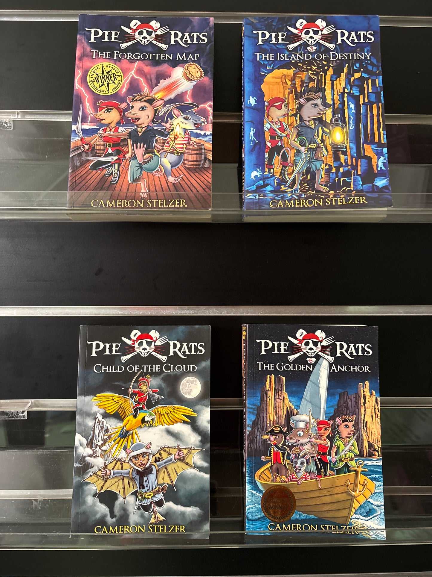 STELZER, Cameron 'Pie Rats' Series Assorted Titles Bundle of 4 (Min. good series)