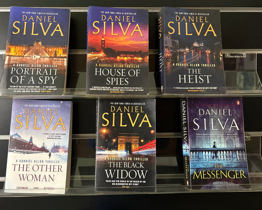 SILVA, Daniel 'Gabriel Allon' Series Assorted Titles Bundle of 6 (min. fair condition)