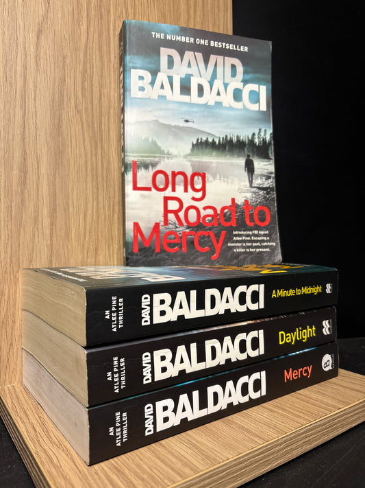 BALDACCI, David 'Atlee Pine' Complete Series #1-4 Bundle of 4 (Min. fair condition)