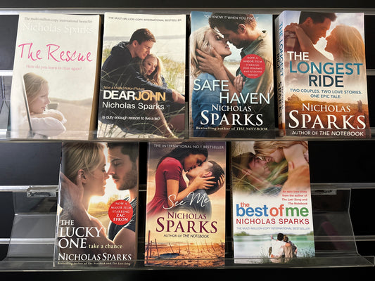 SPARKS, Nicolas Assorted Standalone Titles Bundle of 7 (Min. good condition)