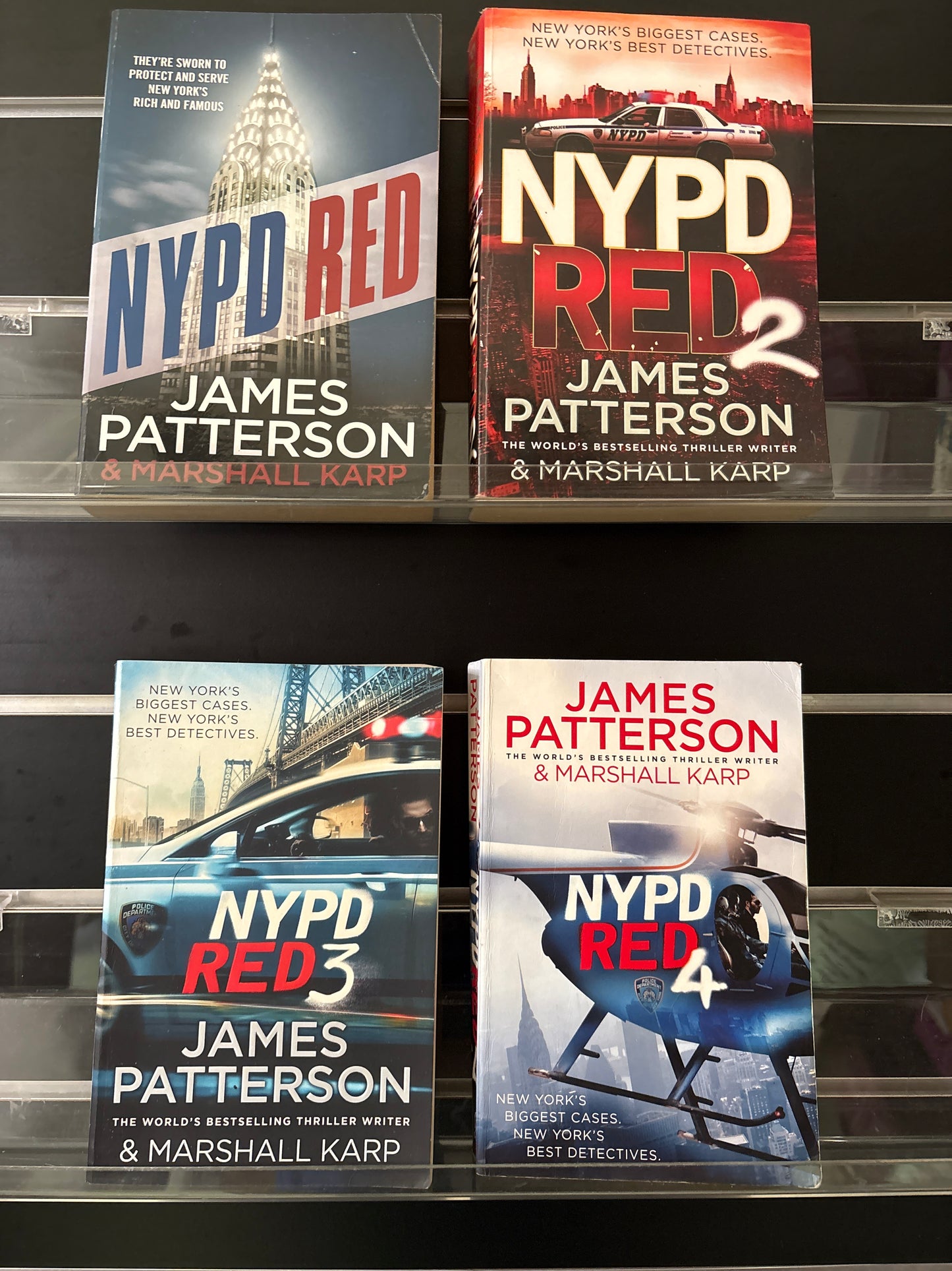 PATTERSON, James: 'NYPD' Series - Bundle of 4 Titles #1-4 (Min. fair condition)