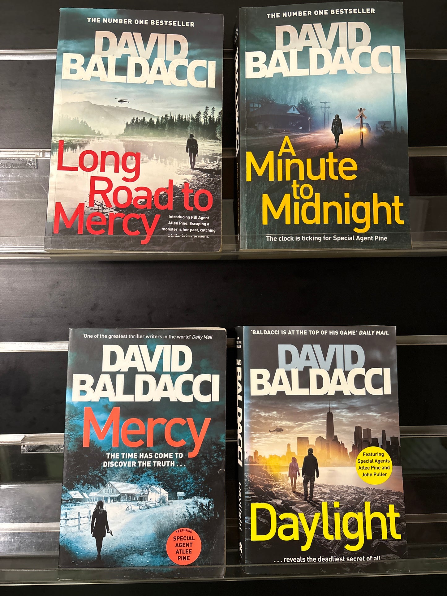 BALDACCI, David 'Atlee Pine' Complete Series #1-4 Bundle of 4 (Min. good condition)