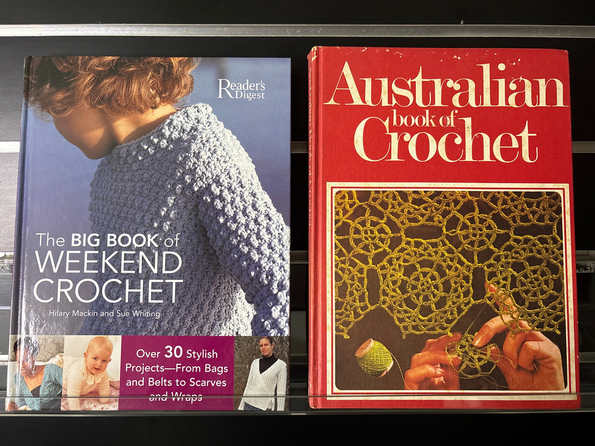 CROCHET Classic Australian and Contemporary Bundle of 2 (Min. good condition)