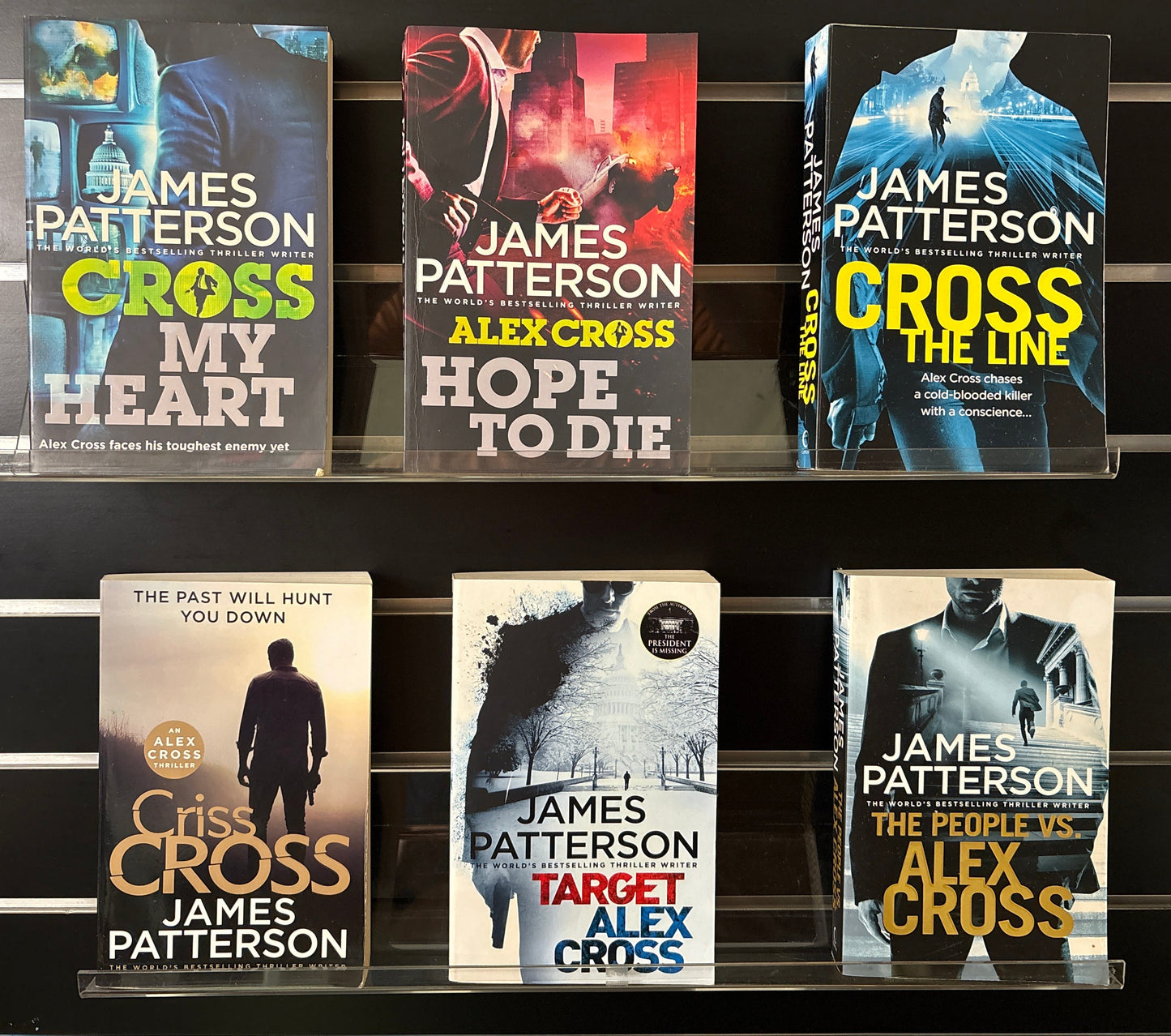 PATTERSON, James 'Alex Cross' Series Bundle of 6 Assorted Titles (Min. fair condition)