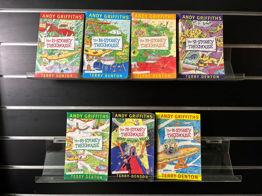 GRIFFITHS, Andy - Bundle of 7 - Books 1-7 in Treehouse Series (Min. fair condition)