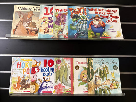SCHOLASTIC Picture Books - Bundle of 10 Titles / Assorted Authors (Min. fair condition)