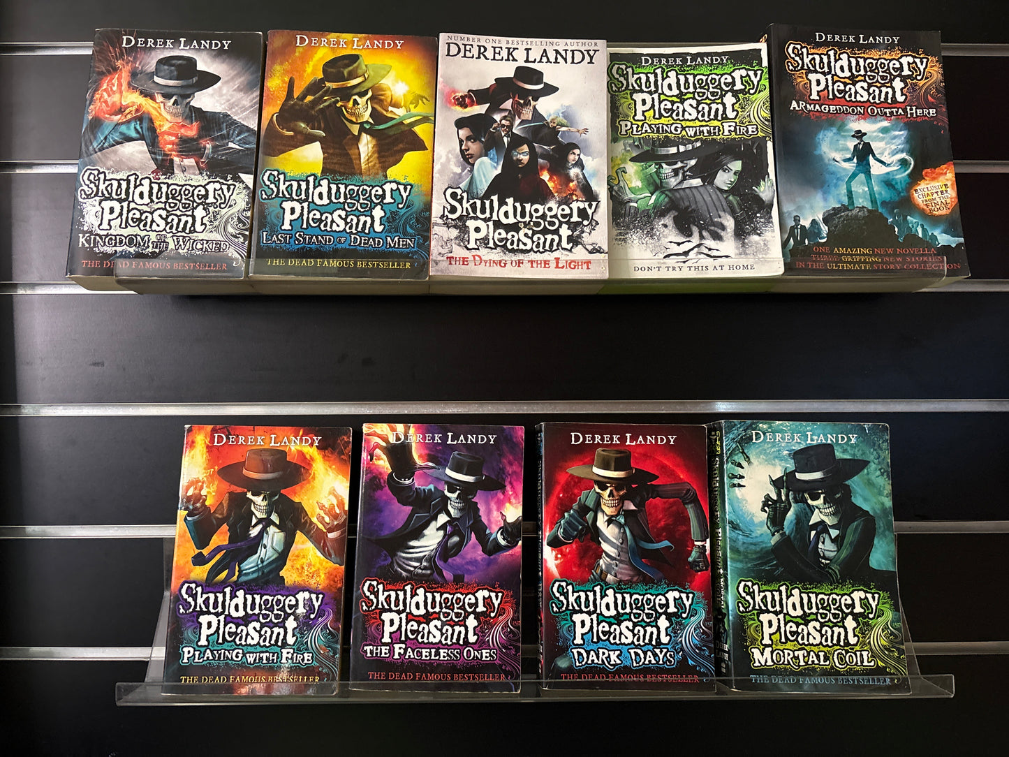 LANDY, Derek 'Skulduggery Pleasant' Assorted Titles Bundle of 9 (Min. fair condition)