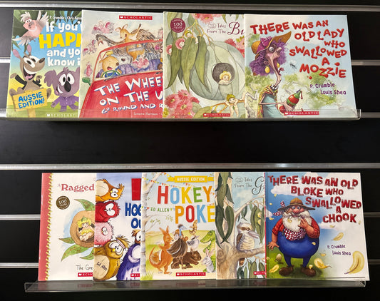 AUSSIE PICTURE BOOKS - Bundle of 9 - Assorted Titles (Min. fair condition)