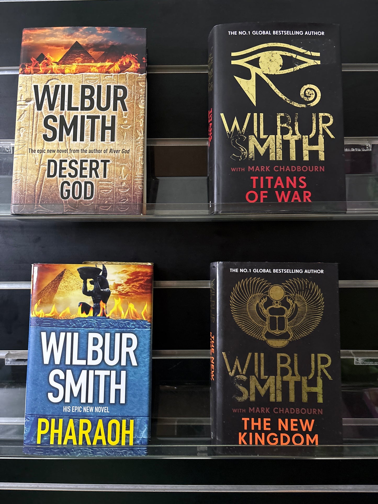 SMITH, Wilbur 'Ancient Egypt' Books #5-8 Bundle of 4 (Min. fair condition)