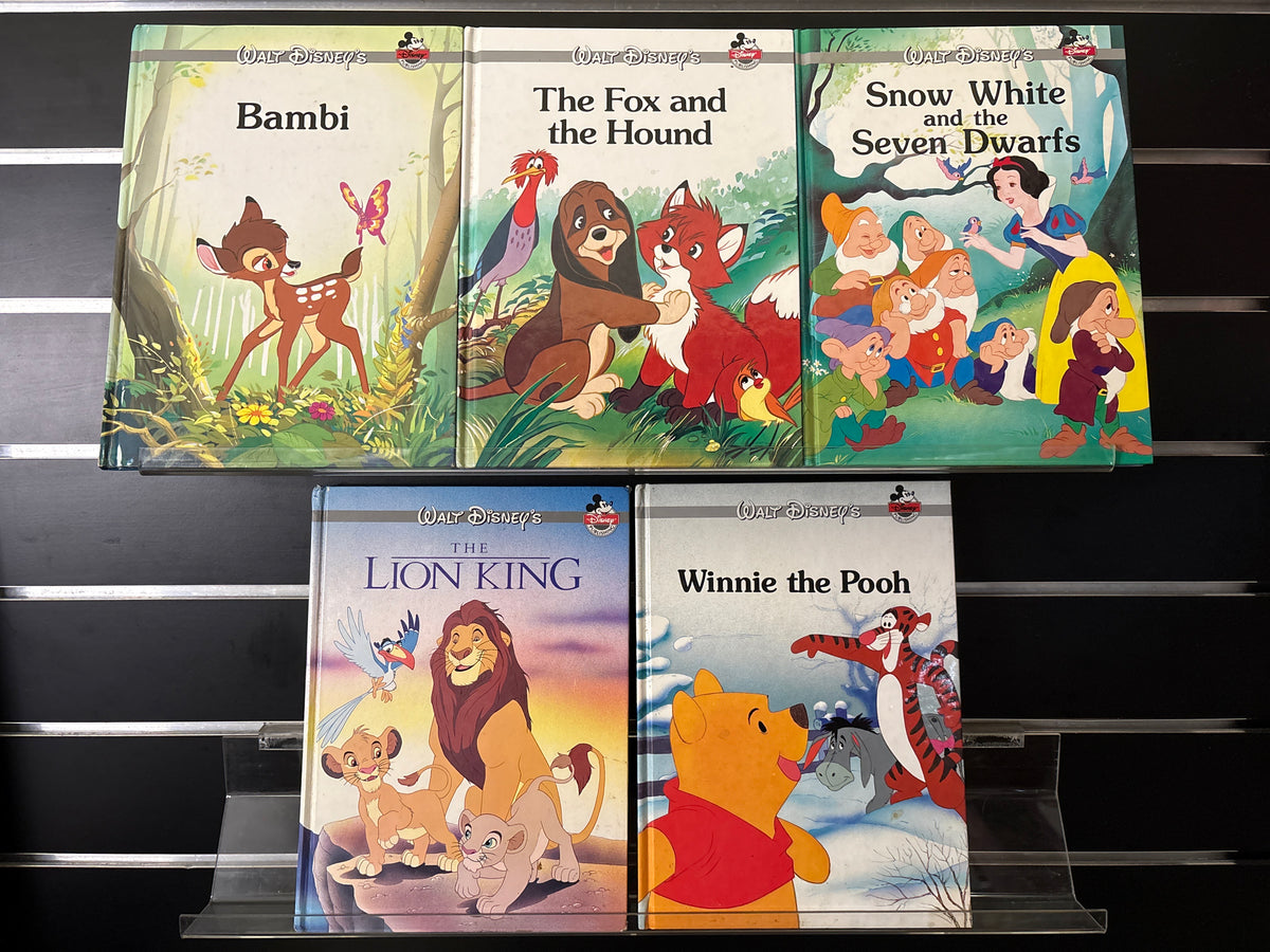 DISNEY'S CLASSIC COLLECTION Story Books Assorted Standalone Titles Bundle of 5 (Min. fair condition)