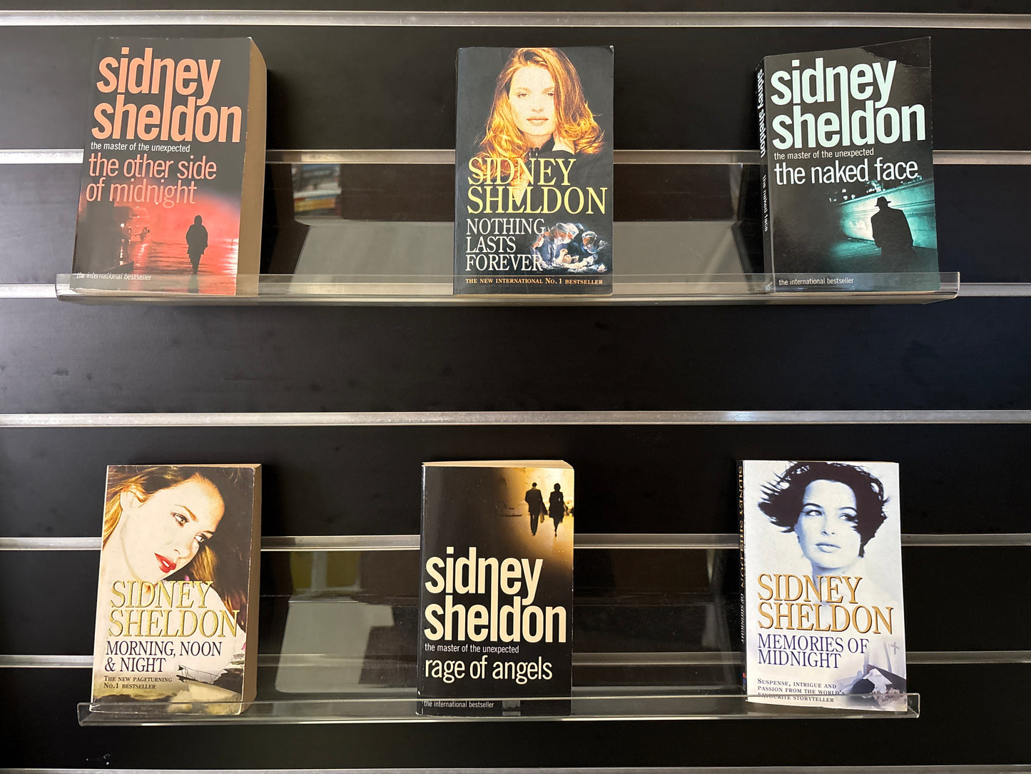 SHELDON, Sidney - Bundle of 6 - Selected Standalone Titles (Min. fair condition)