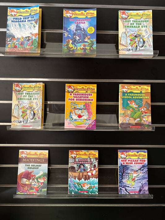 GERONIMO STILTON - Bundle of 9 - Assorted Titles (Min. fair condition)