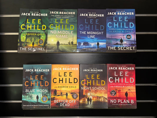 CHILD, Lee - Bundle of 8 - Standalone Titles in Jack Reacher Series (Min. good condition)