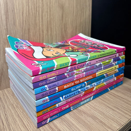 'GO GIRL' Series Assorted titles Bundle of 10 (Min Good Condition)