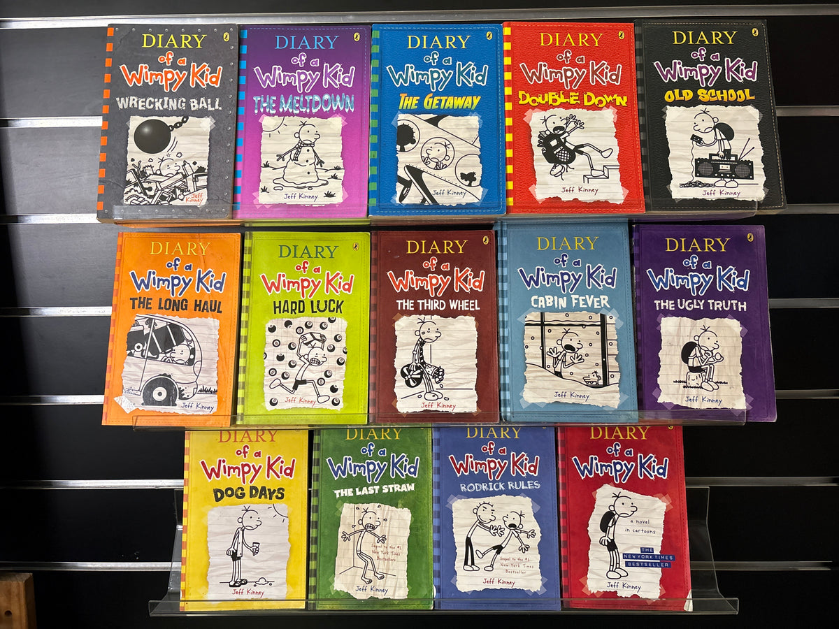KINNEY, Jeff 'Diary of a Wimpy Kid' Titles #1-14 Bundle of 14 (Min. fair condition)