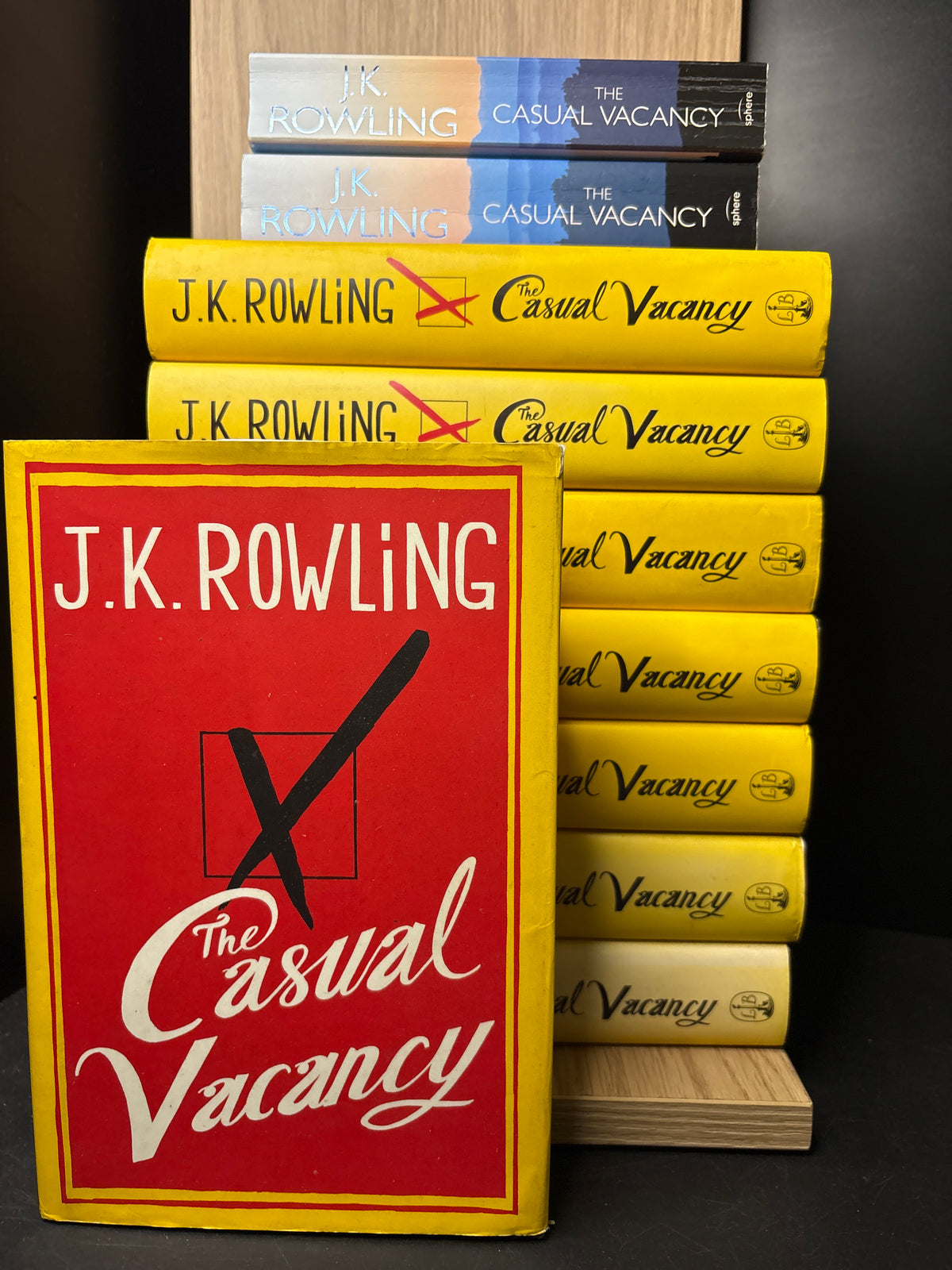 Book Club 10 Pack: ROWLING, J.K. 'The Casual Vacancy' Hardcover Large/Paperback Medium Editions (Min. Condition: Fair)