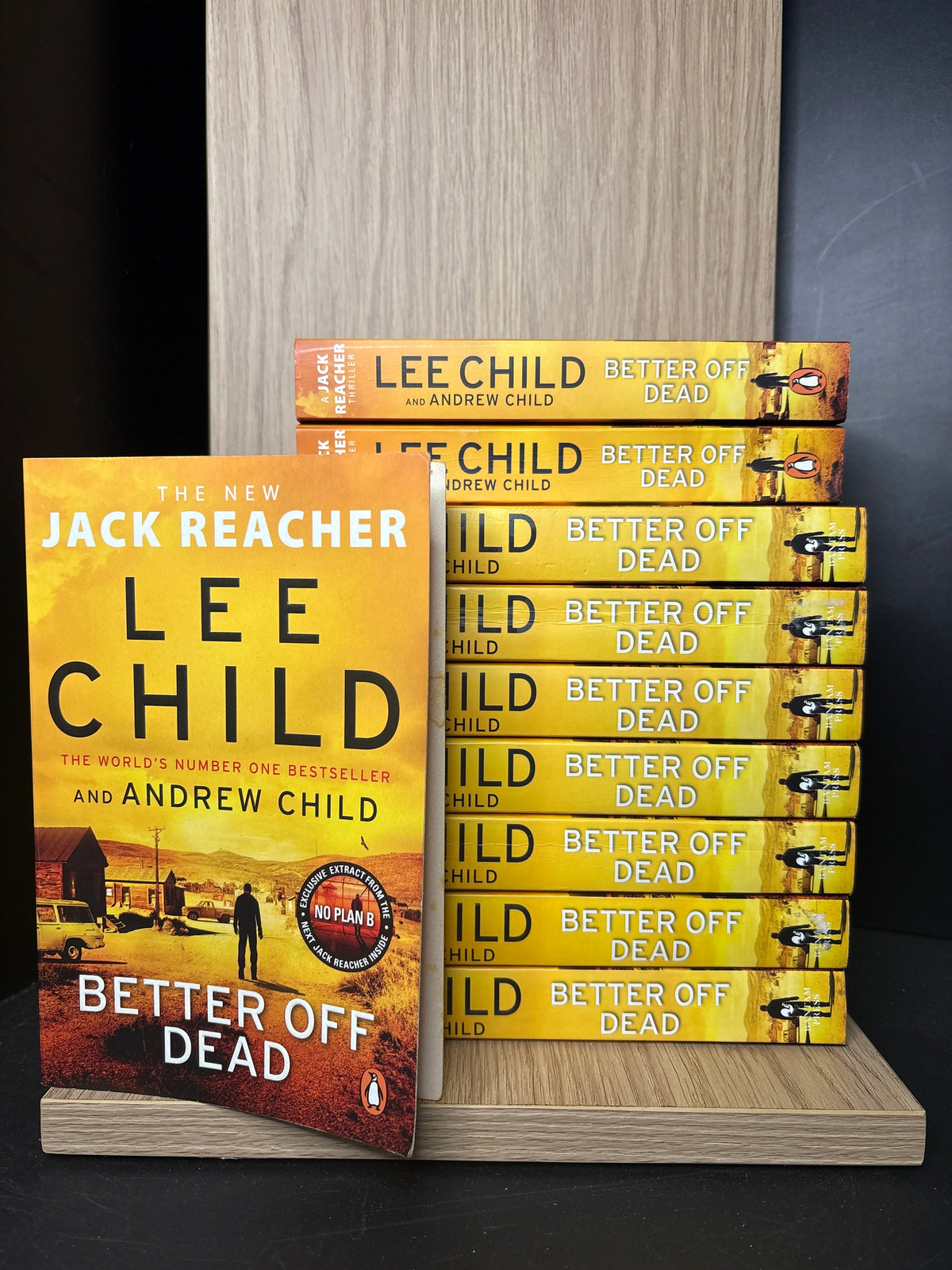 Book Club 10 Pack: CHILD, Lee 'Better Off Dead' Large Paperback & Small Paperback Editions (Min Condition: Fine)
