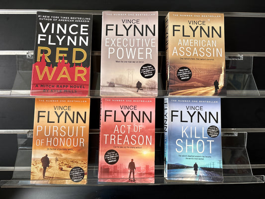 FLYNN, Vince 'Mitch Rapp' Series Assorted Titles Bundle of 6 (Min. fair condition)