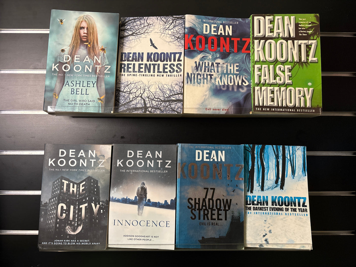 KOONTZ, Dean Assorted Standalone Titles Bundle of 8 (Min. fair condition)