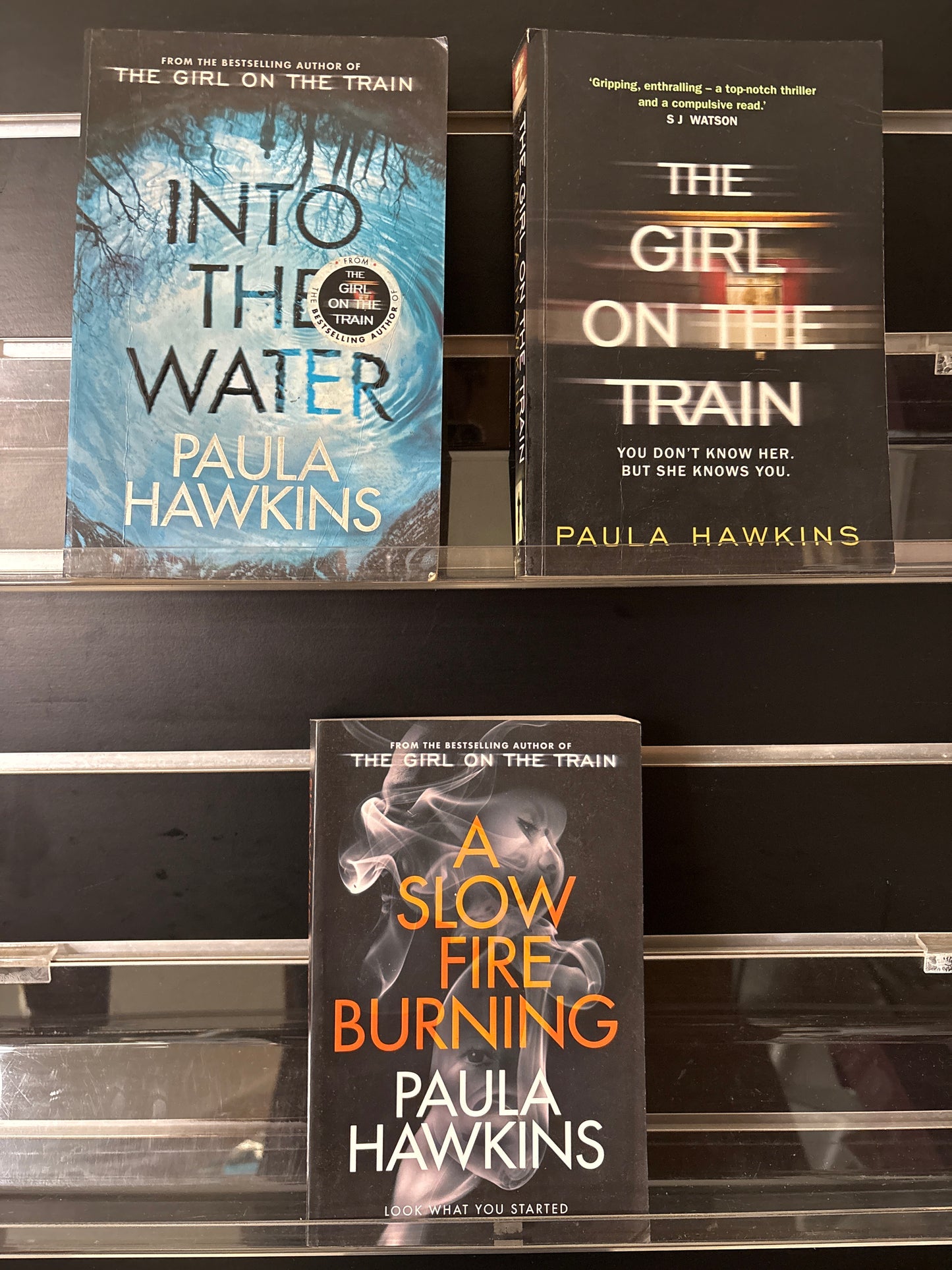 HAWKINS, Paula 'The Girl on the Train' and 2 follow ups Bundle of 3 (Min. fair condition)