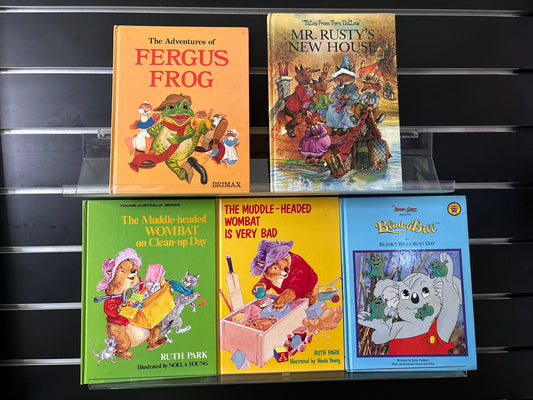 CHILDREN'S ADVENTURE BOOKS - Bundle of 5 - Assorted Titles (Min. fair condition)