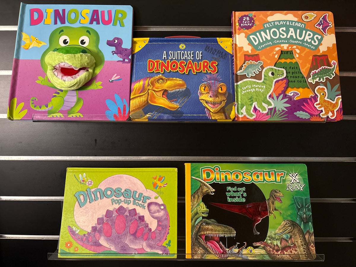 KIDS DINOSAUR BOOKS Assorted Standalone Titles Various Authors Bundle of 5 (Min. good condition)